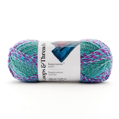 Laine Impressions de Loops & Threads, Taille: 150 g, Couleur: Framboise ...