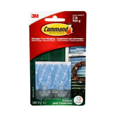 3M Command™ Medium Clear Window Hooks image