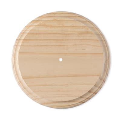 11" Round Wood Clock Surface by Make Market® image
