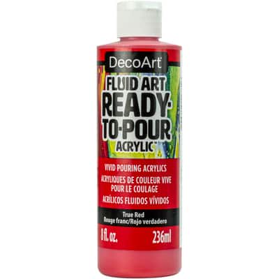 DecoArt® Fluid Art Ready-to-Pour Acrylic™ Paint, 8oz. image