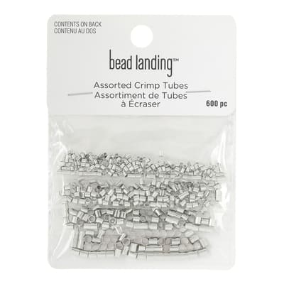 Assorted Metal Crimp Tubes, 600ct. by Bead Landing™