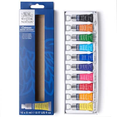 Winsor & Newton™ Cotman Water Colours™  10 Color Paint Set