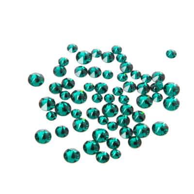 Mixed Round Flatback Austrian Crystals, 60ct. by Bead Landing™ image