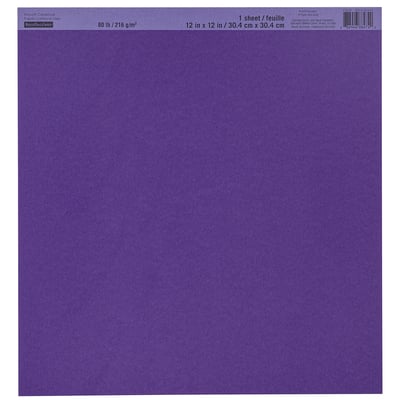 Smooth Solid Cardstock Paper by Recollections™, 12" x 12" image