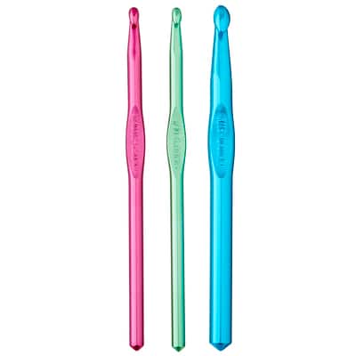 Aluminum Crochet Hook Set by Loops & Threads®, J/K/N image