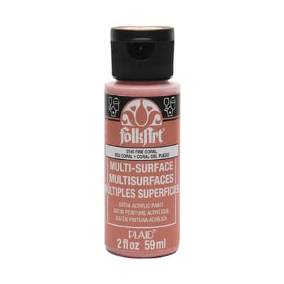 FolkArt® Multi-Surface Satin Acrylic Paint, 2oz. image