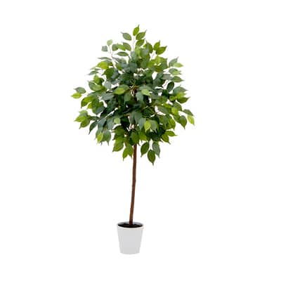 4ft. Artificial Ficus Tree with Decorative Planter | Michaels