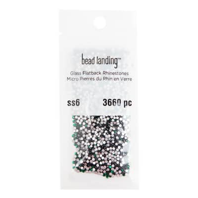 SS6 Glass Round Flatback Rhinestones by Bead Landing™