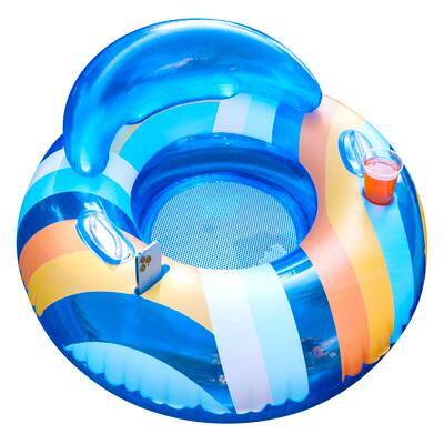 PoolCandy Good Vibes Deluxe Pool Tube with Backrest | Michaels