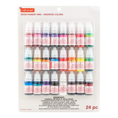 24 Color Resin Pigment Ink Set by Craft Smart® image