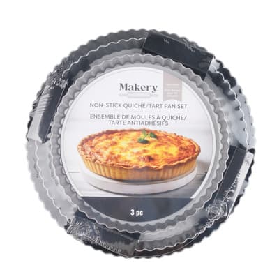 Non-Stick Quiche & Tart Pan Set by Makery®