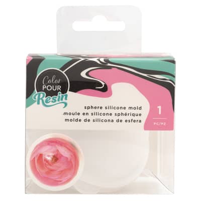 Color Pour Resin Sphere Silicone Mold image