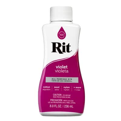 Rit® All Purpose Liquid Dye, Color: Violet | Michaels