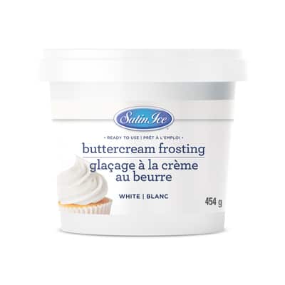 Satin Ice® White Buttercream Frosting, 1lb. image