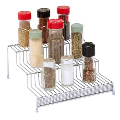 Kitchen Details 3-Tier Pave Diamond Design Spice Rack Shelf Organizer ...
