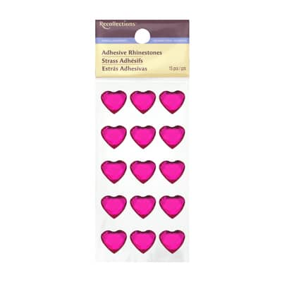 Pink Adhesive Rhinestone Stickers by Recollections™ image