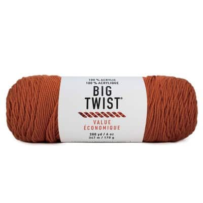 Big Twist® Value Yarn, Color: Rust | Michaels