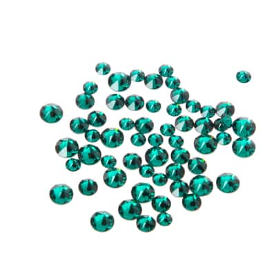 Mixed Round Flatback Austrian Crystals, 60ct. by Bead Landing™ image