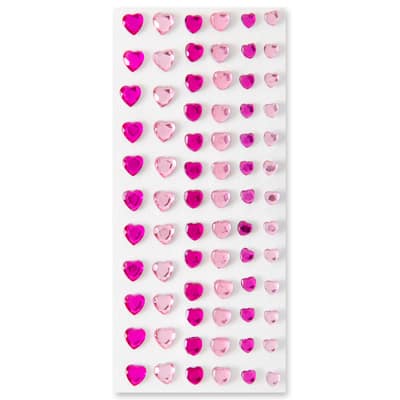 Pink Heart Rhinestone Stickers by Recollections™ image