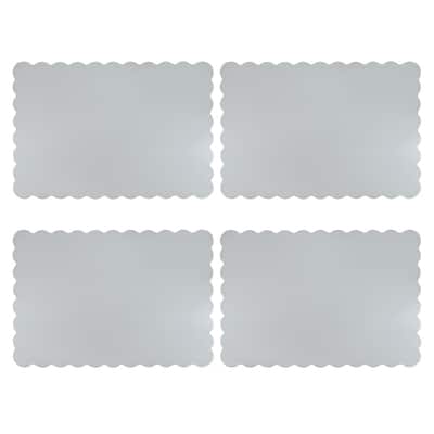 Silver Cake Platters by Makery®, 4ct. image