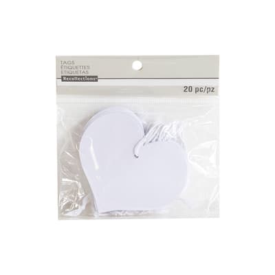 White Heart Tags By Recollections™ image