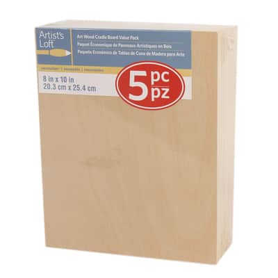 Cradled Wood Painting Panel Pack by Artist's Loft™ Necessities™