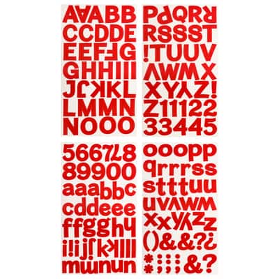 Block Alphabet & Number Stickers by Recollections™ image