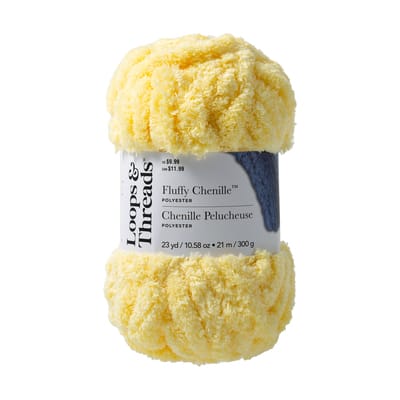 Fluffy Chenille™ Yarn by Loops & Threads®