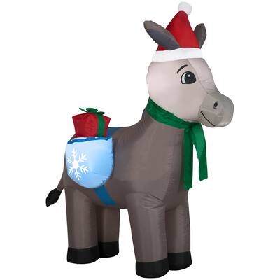 5ft. Airblown Inflatable Donkey | Michaels