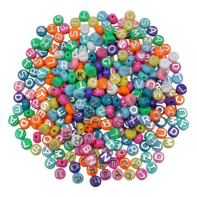 Hygloss® Assorted ABC Beads | Michaels