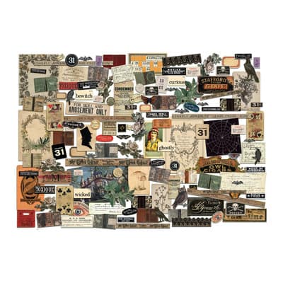 Tim Holtz® Idea-Ology Vintage Halloween Ephemera Pack | Michaels