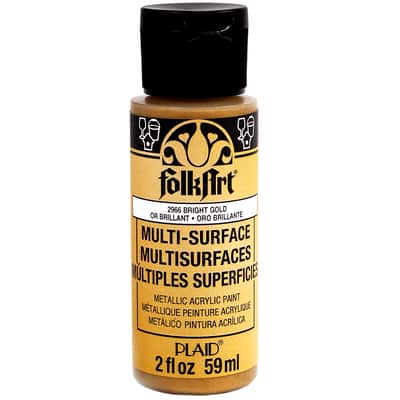 FolkArt® Multi-Surface Metallic Acrylic Paint image