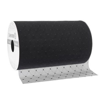 6" x 10yd. Black Lace Ribbon by Celebrate It® Classic image