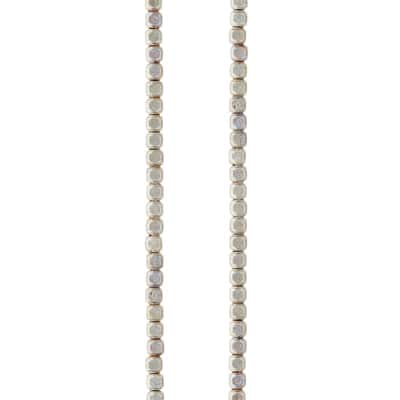 Silver Metal Small Cube Beads, 4mm by Bead Landing™ image