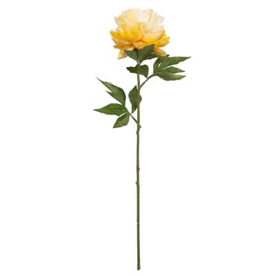 29" Yellow Peony Stem by Ashland® image