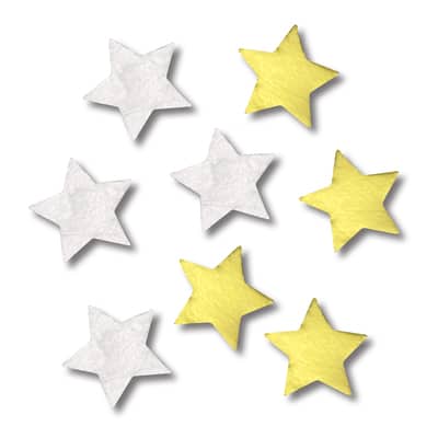Metallic Foam Star Stickers by Creatology™ image