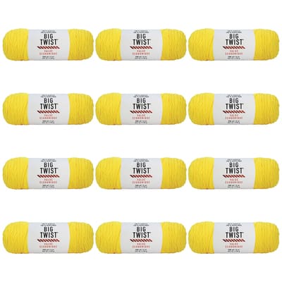 Buy in Bulk - 12 Pack: Big Twist® Value Yarn, Color: Varsity