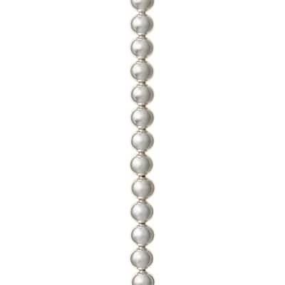 Sterling Silver-Plated Round Beads by Bead Landing™ image