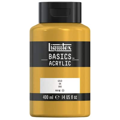 Liquitex® BASICS® 13.5oz. Acrylic Paint, Color: 051 Gold | Michaels