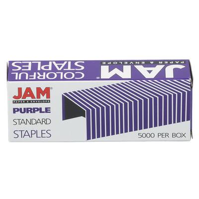 JAM Paper Standard Size Staples, 5,000ct., Color: Purple | Michaels