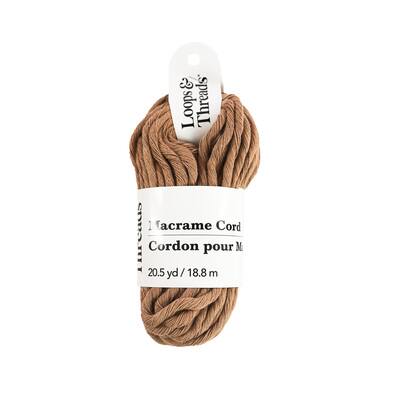 Macramé Cord by Loops & Threads®, Color: Beaver | Michaels