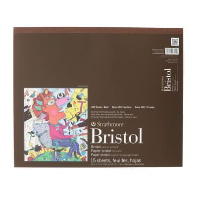Strathmore® 400 Series Bristol Vellum Paper Pad, Size: 14