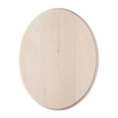 Basswood Oval Plaque by Make Market® image