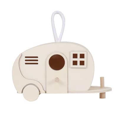8" Wood Camper Birdhouse by Make Market® image