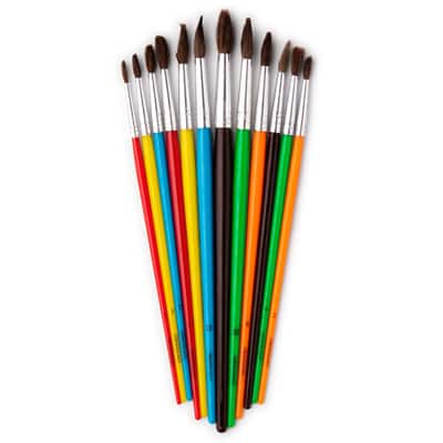 Natural Bristle Paintbrushes by Creatology™ image
