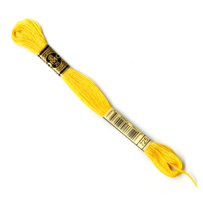 DMC® 6 Strand Embroidery Floss, Yellow