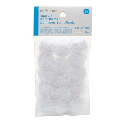 3/4" Sparkle Pom Poms by Creatology™ image