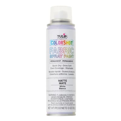 Tulip® ColorShot Instant Fabric Color™, Color: White | Michaels