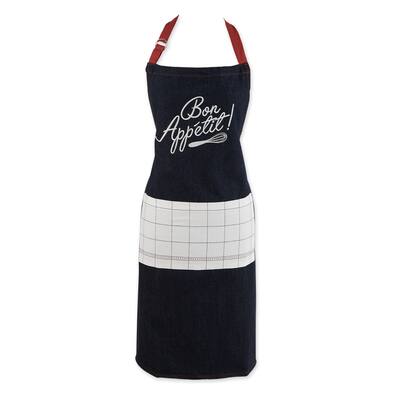 Bon Appetit Denim Embroidered Apron | Michaels