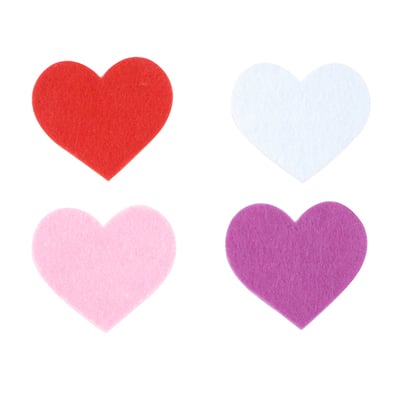 Heartfelt Creationハートフェルトクリエションス4点セットNo7 Felt Hearts Scrap Pack, 50ct. by Creatology™ | Michaels